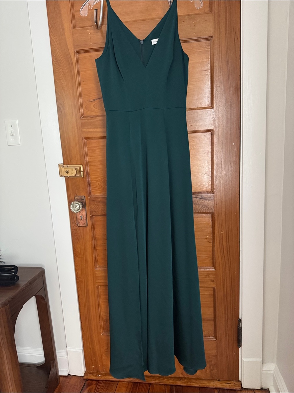 Dress the Population Deep Teal V-Neck Maxi Dress